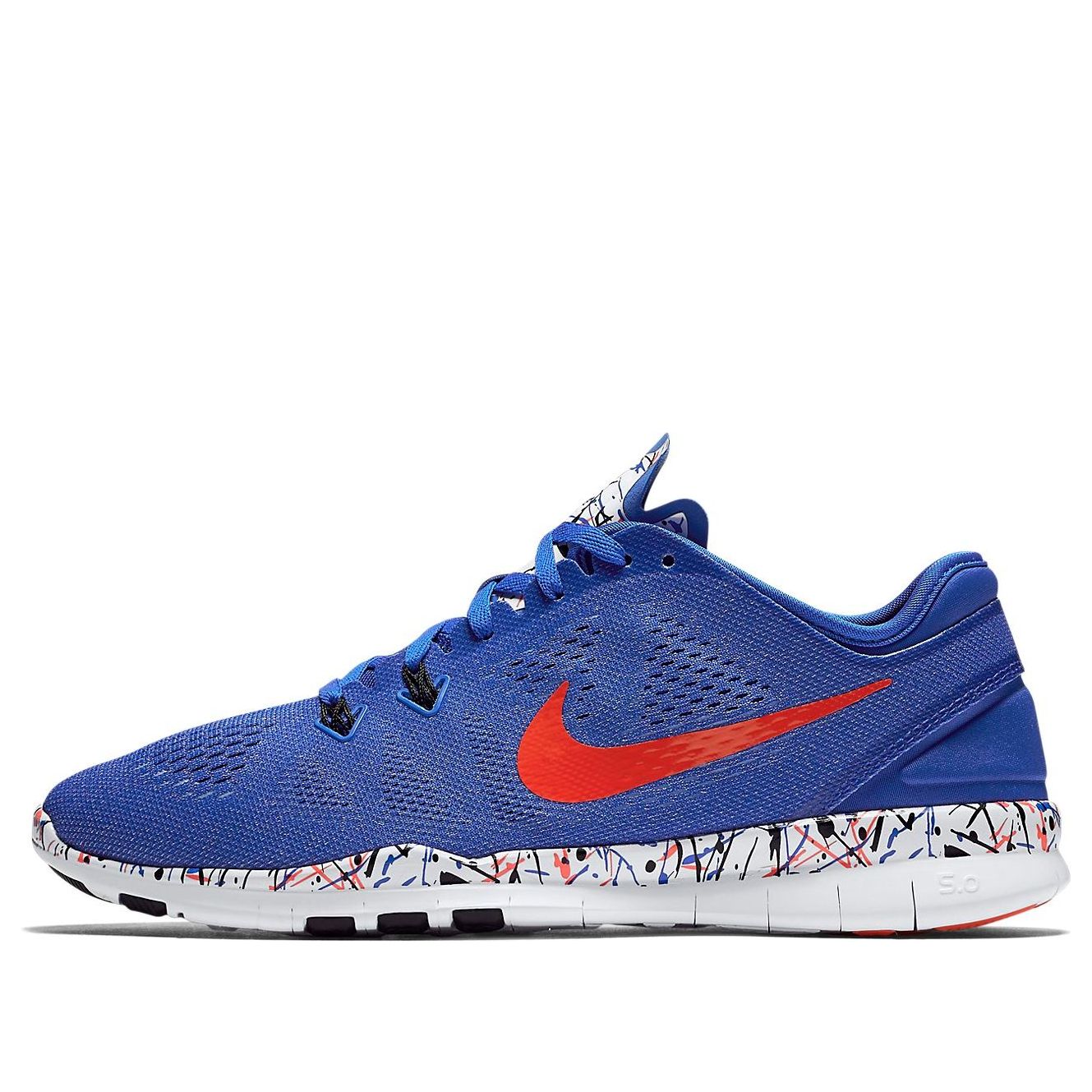(WMNS) Nike Free 5.0 TR Fit 5 Print 'Paint Splatter - Racer Blue' 704695-405