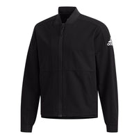 adidas Jkt Wv Light baseball uniform Athleisure Casual Sports Loose Stand Collar Jacket Black DZ1998