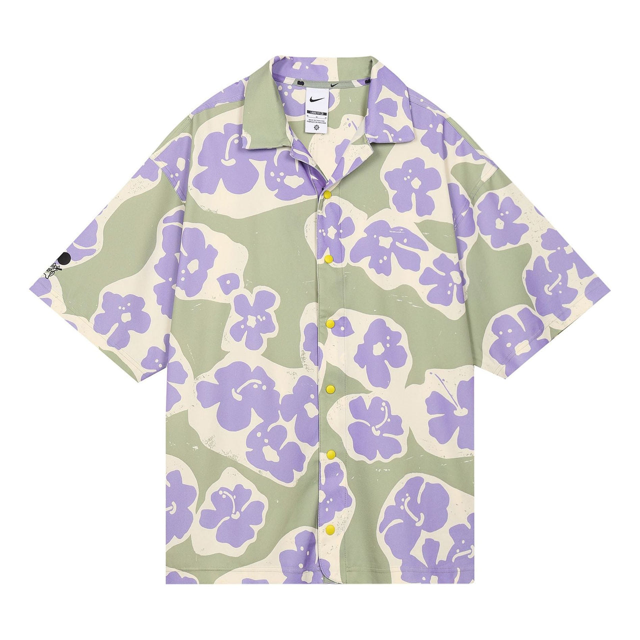 Nike x Naomi Osaka Short-Sleeve Button-Up Top 'Oil Green' DX1847-386