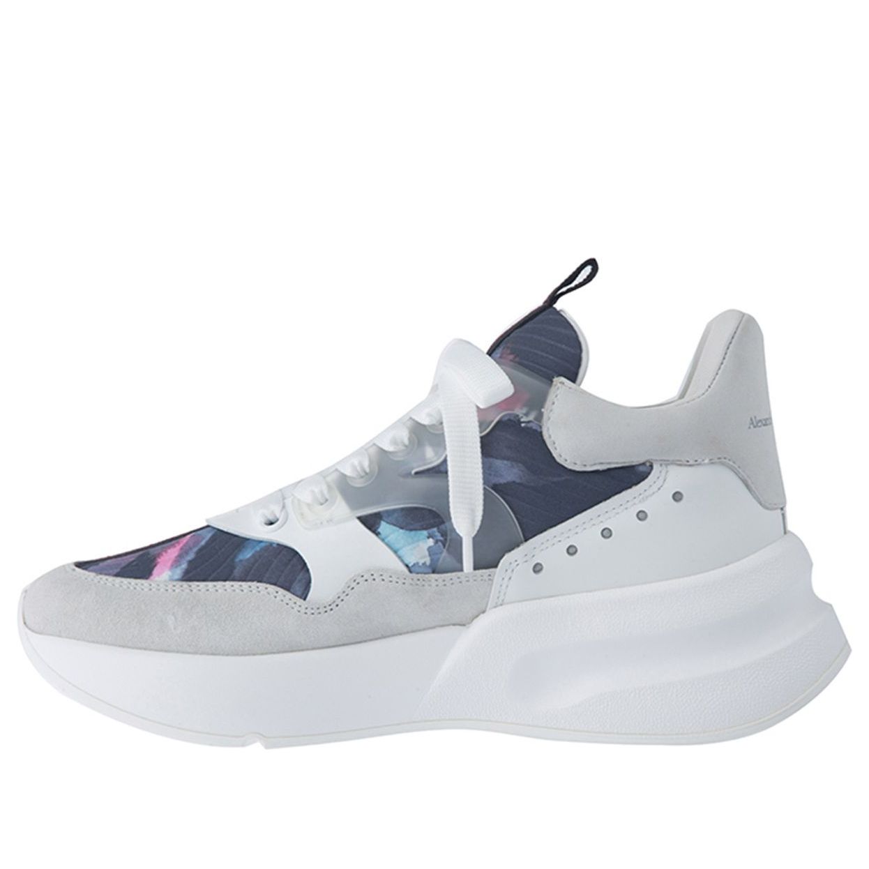 Alexander McQueen Oversized Shoes 'White Blue Multi' 610819WHXL29169