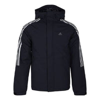 adidas 3st Down Jkt waterproof Outdoor Slim Fit hooded down Jacket Blue EH3997