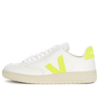 Veja V-12 Leather 'Extra White Neon Green' XD022649
