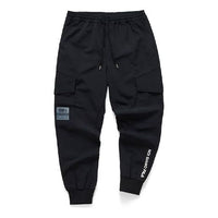 FILA FUSION Woven Casual Sports Bundle Feet Long Pants Black T11M041804F-BK