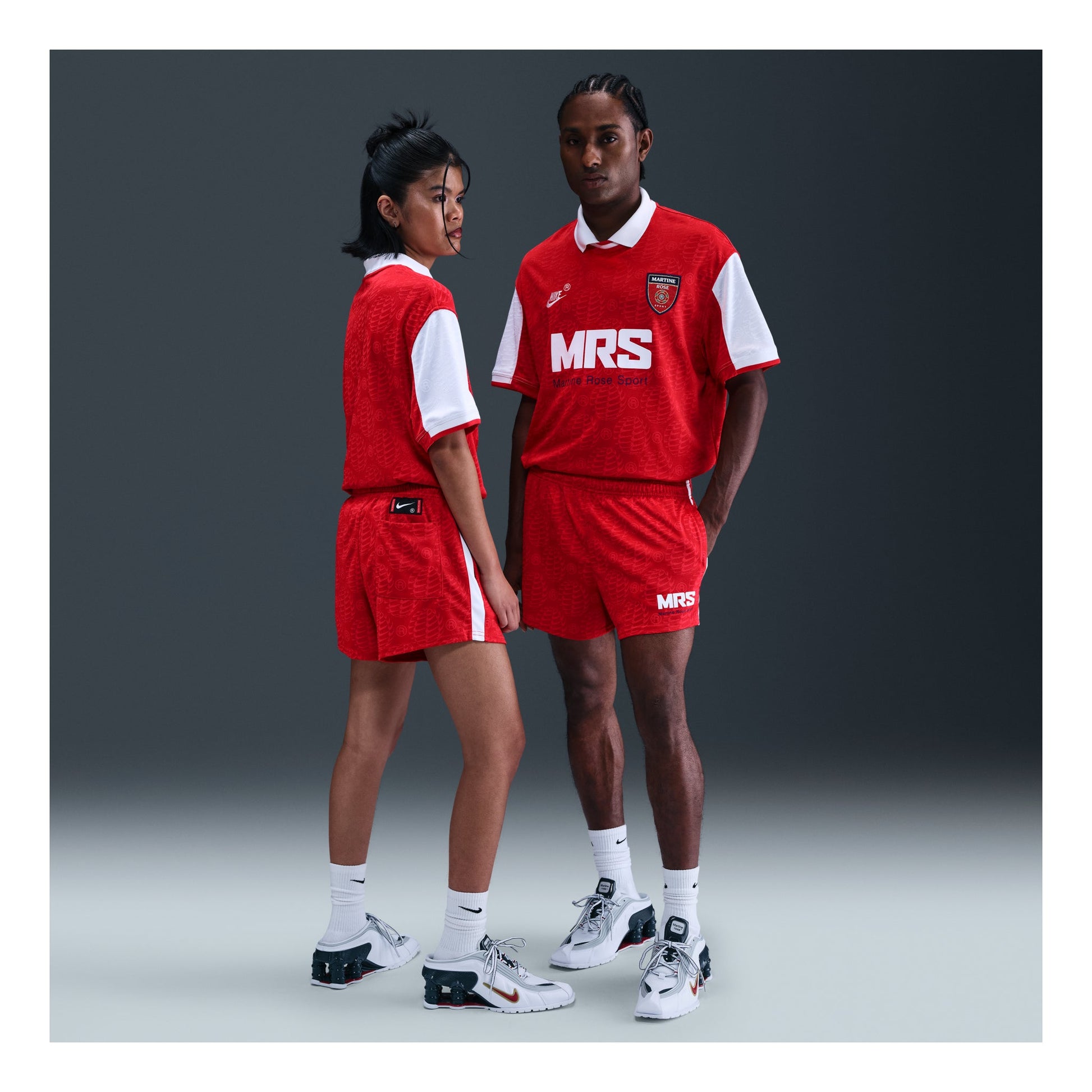 Nike x Martine Rose Football Shorts 'Red' HM9025-657