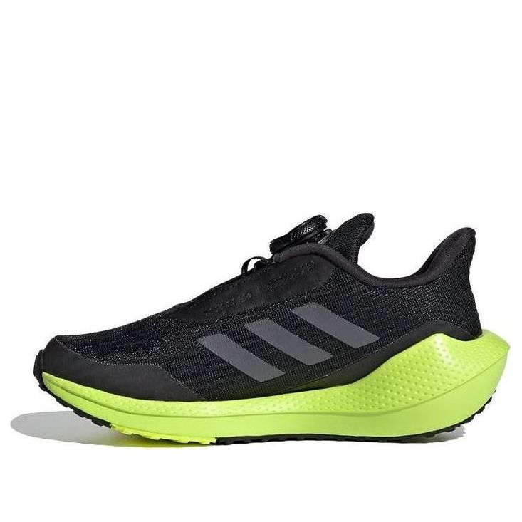 (GS) adidas EQ Run Boa K Shoes Black/Green FX2259