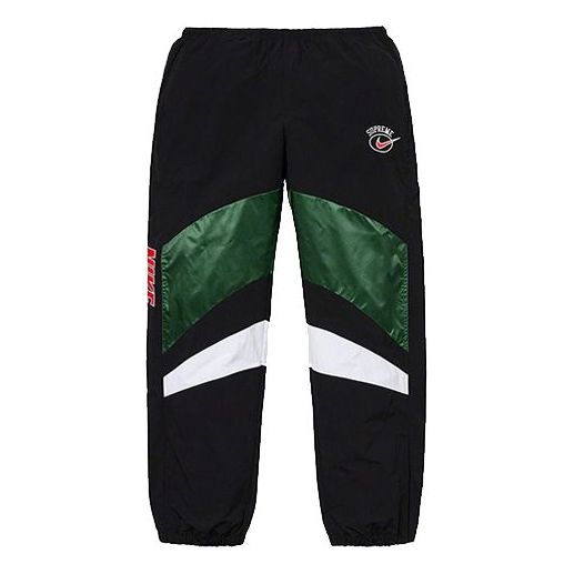 Supreme SS19 x Nike Warm Up Pant Crossover Casual Pants Unisex Green SUP-SS19-10147