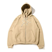 Men's Nike Solid Color Loose Zipper Jacket Us Edition Khaki DH5042-247