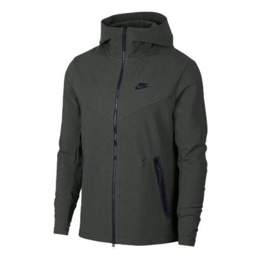 Nike Sportswear Tech Full Zip Hoodie 'Olive Green' AA3784-001