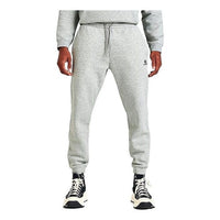 Converse Go-To Embroidered Star Chevron Standard-Fit Fleece Sweatpants Asia Sizing 'Grey' 10024521-035