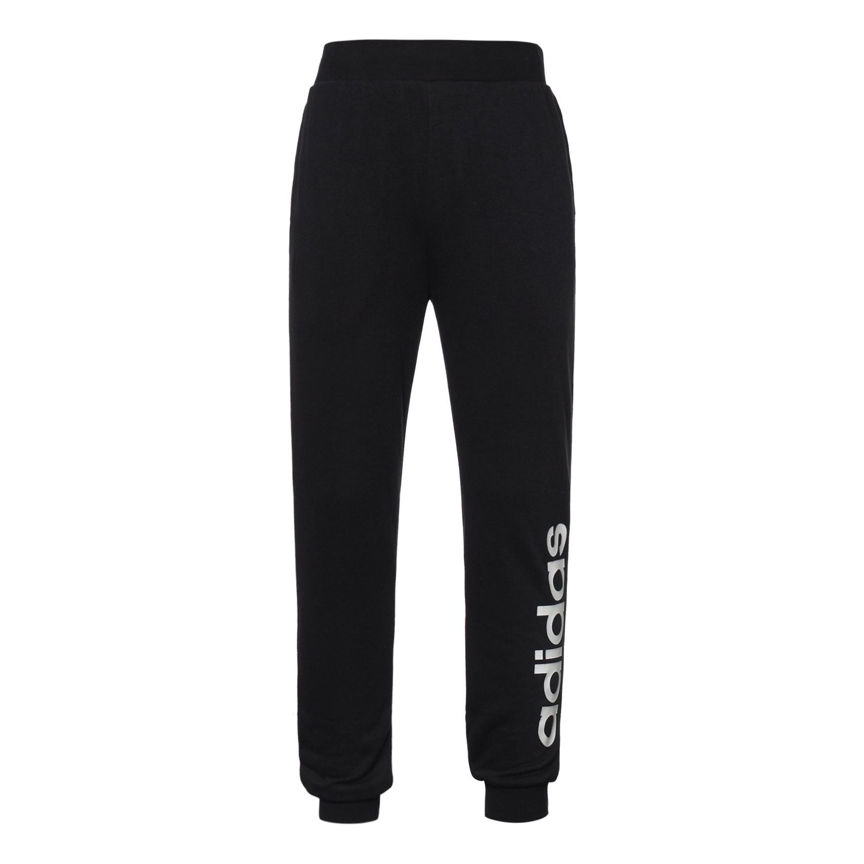 Men's adidas neo Ce Logo Tp Athletics Printing Knit Bundle Feet Sports Pants/Trousers/Joggers Autumn Black H14182
