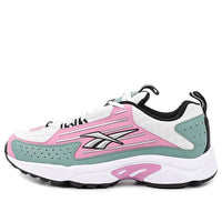 (WMNS) Reebok Dmx Series 2200 Running Shoes White/Green/Pink EF3012