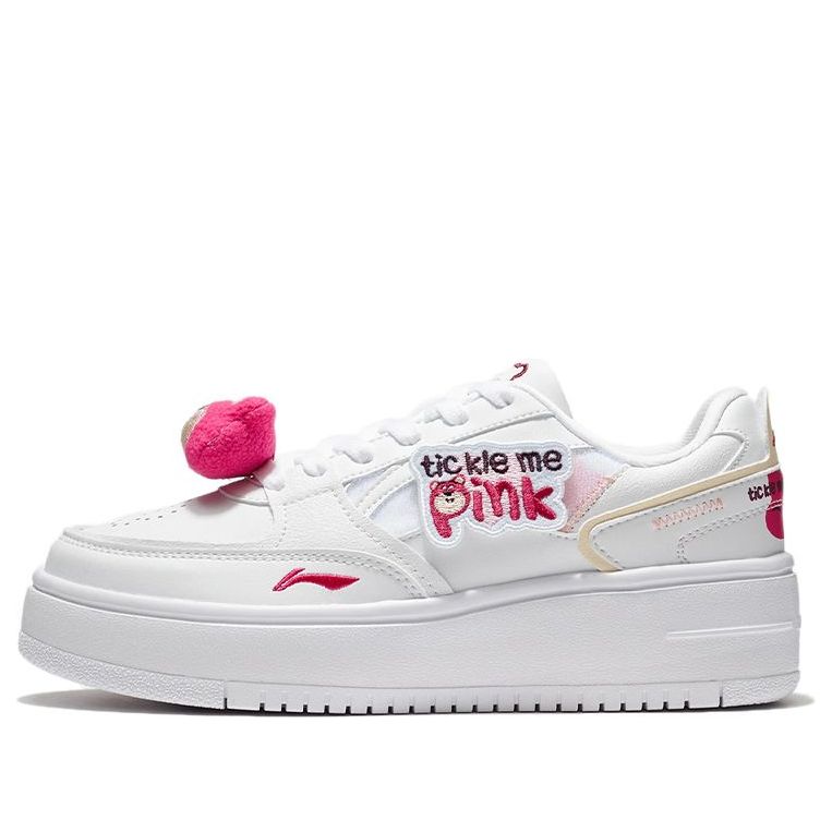 (WMNS) Li-Ning Classic Skateboarding x Disney 'White Pink Lotso' AGCR472-1