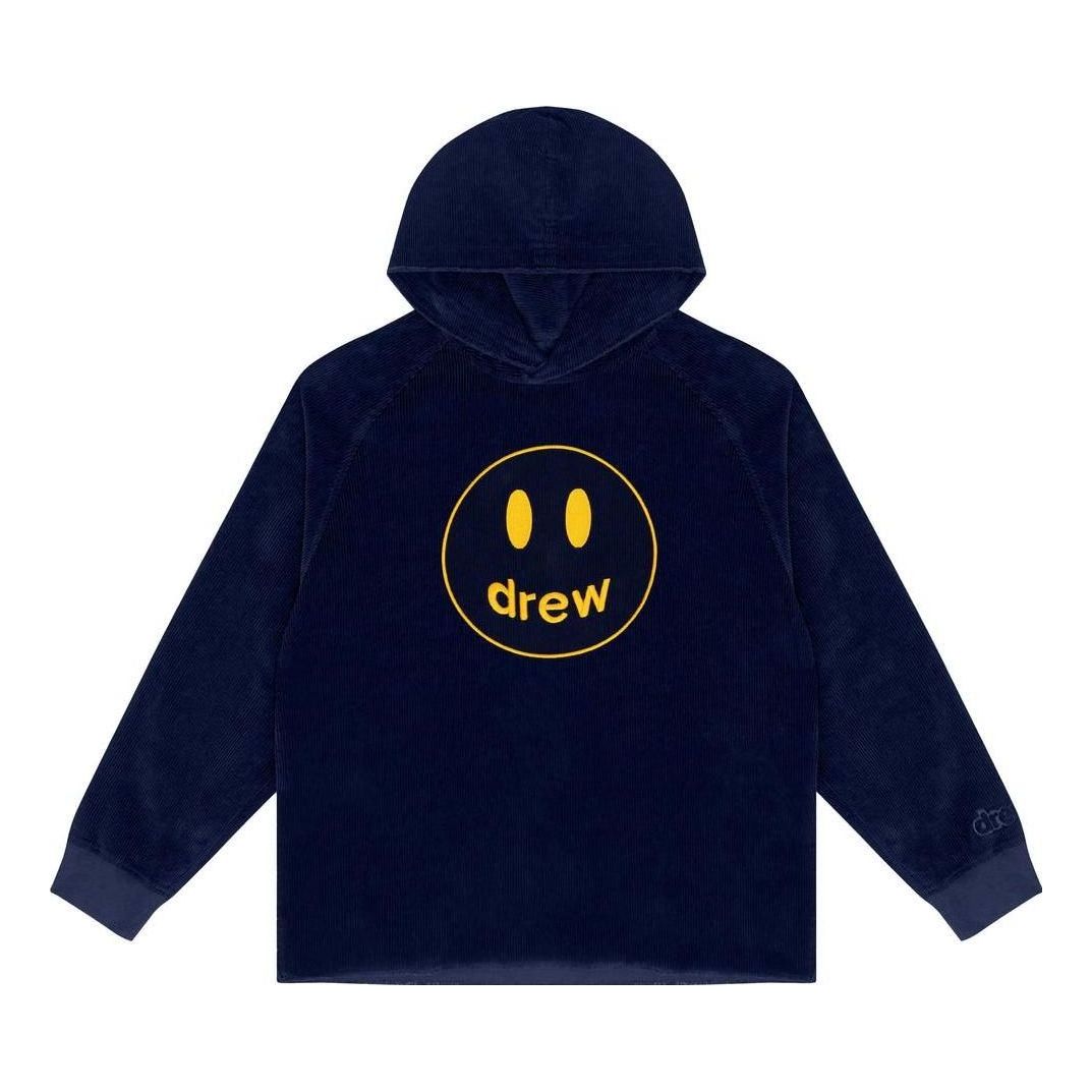 Drew House Corduroy Hoodie 'Dark Navy' DR-FW22-1231