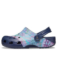 (WMNS) Crocs Classic Clog Liberty London Beach Deep Blue Sandals 206447-410