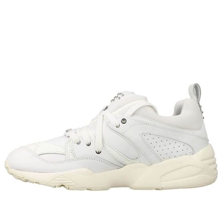 (WMNS) PUMA Blaze Of Glory Low Top Running Shoes White 360532-01
