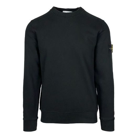 Men's STONE ISLAND Basic Round Neck Black MO731563020-V0029