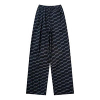 Balenciaga BB Monogram Pajama Pants 'Black Grey' 658883TML361269