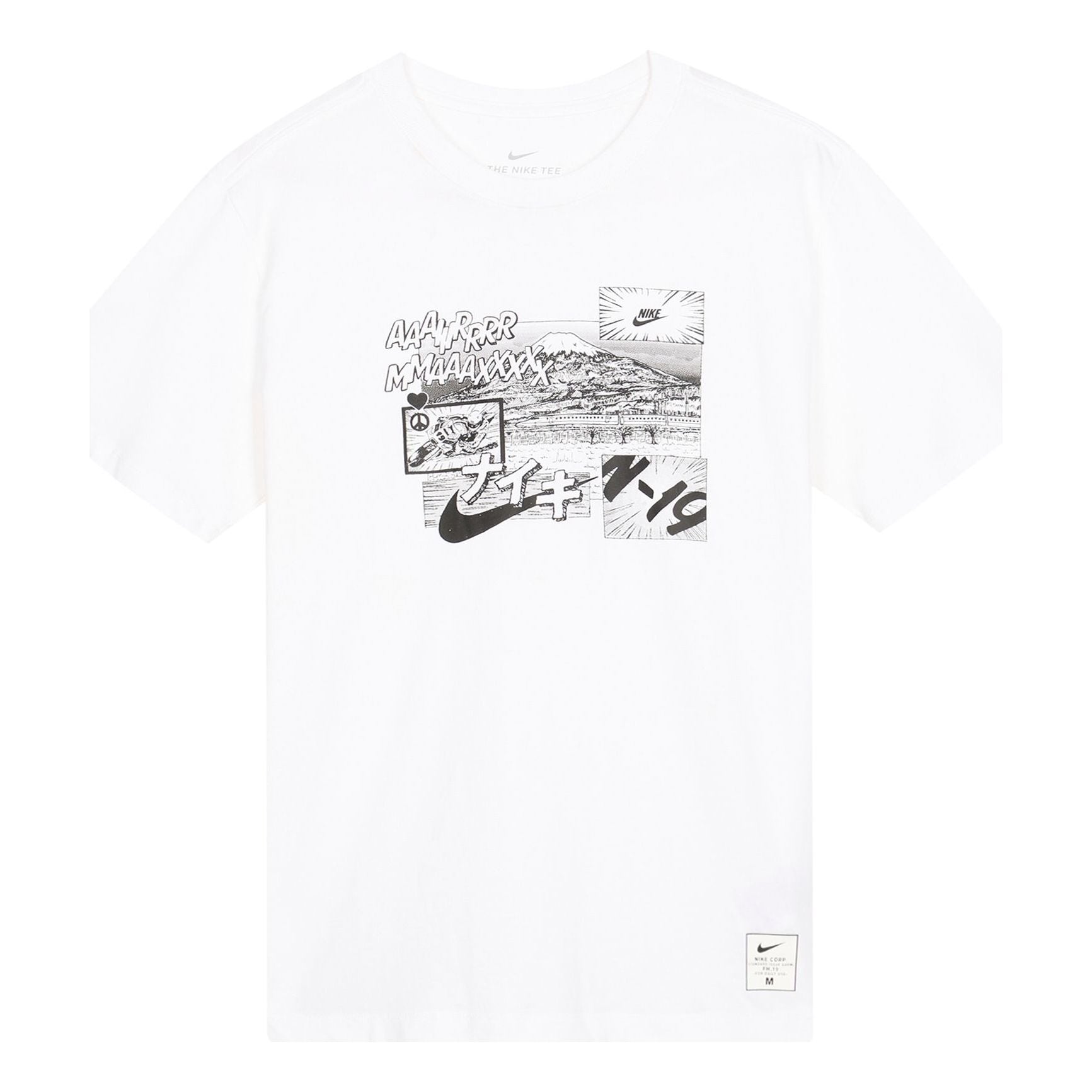 Nike Men's Sportswear Nike Air Max Comic Print Short Sleeve White BV7584-100