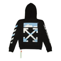 Off-White Surrealist Printing Series Orange Zipper Loose Fit Black OMBB029S191920631088