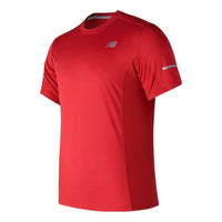 New Balance Impact Run Short Sleeve Tee Asia Sizing 'Red' AMT11070-REP