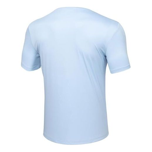 Men's Skechers Training Running Sports Knit Short Sleeve Blue P220M052-00F5