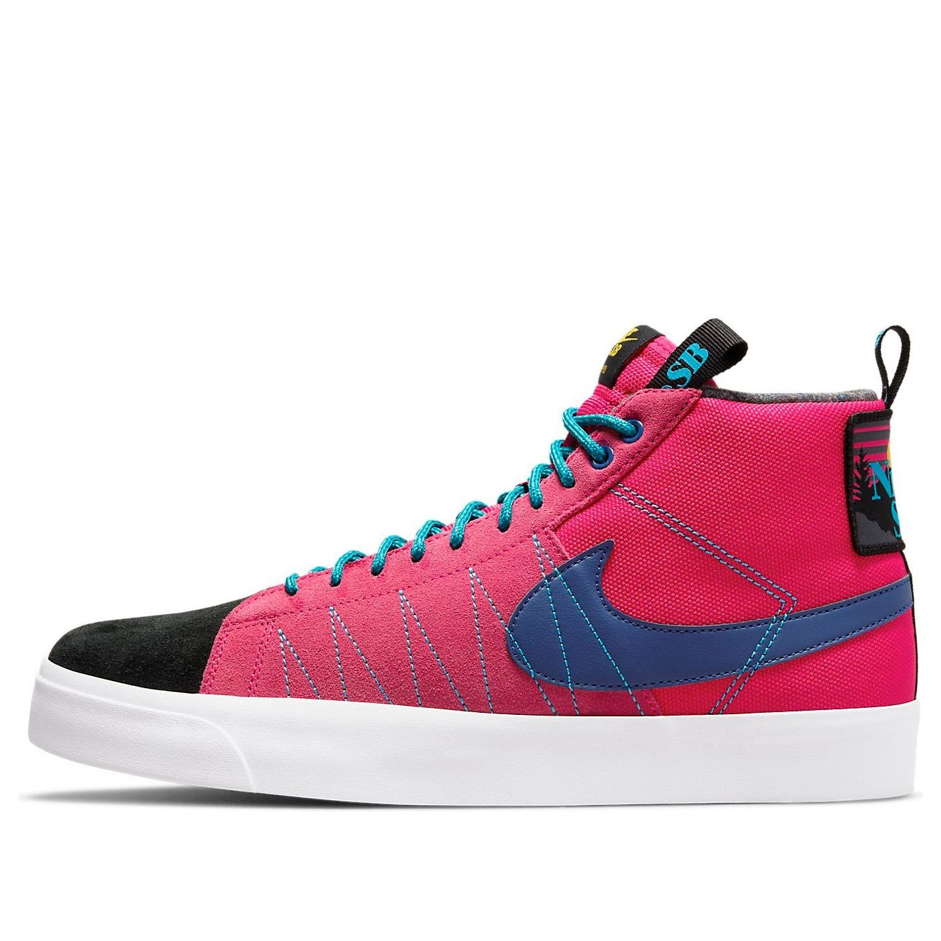 Nike SB Skateboard Blazer Mid Acclimate 'Pink Black' DC8903-600