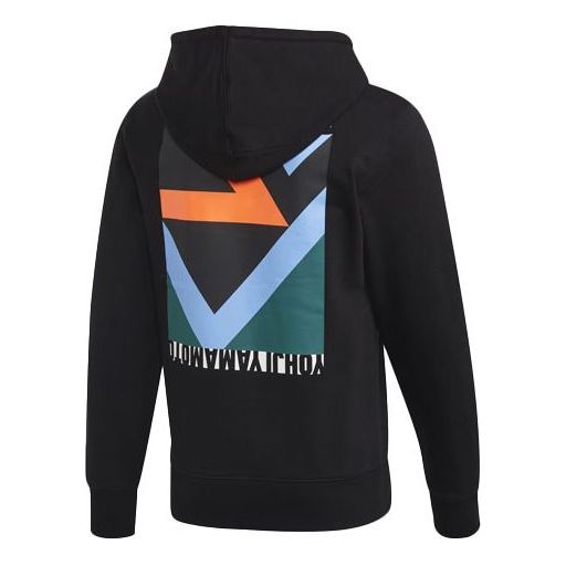 Men's Y-3 Back Geometry Pattern Printing Casual Black FS5598