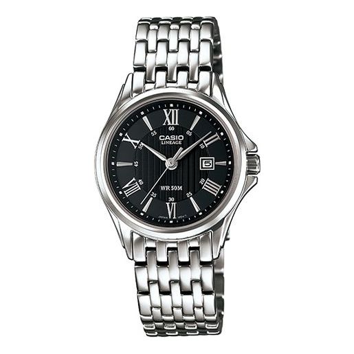 CASIO LINEAGE Series Elegant Watch Black Analog LIS-203D-1AV