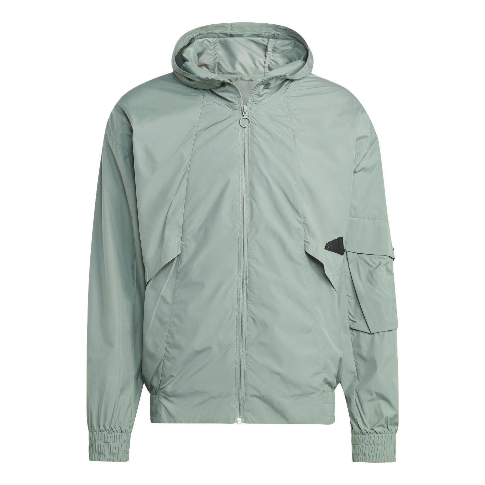 adidas City Escape Windbreaker Jacket 'Silver Green' IC6732