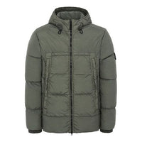 Men's STONE ISLAND Sleeve Hooded Jacket Green 731540723-V0059
