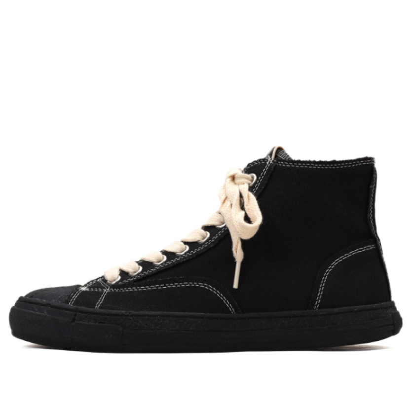 Maison MIHARA YASUHIRO PAST Sole Canvas High-top Sneaker 'Black' S09FW204-BLKBLK