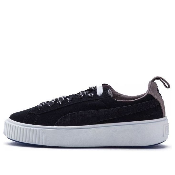 (WMNS) Liful x PUMA Suede Shoes Black/White 365628-01