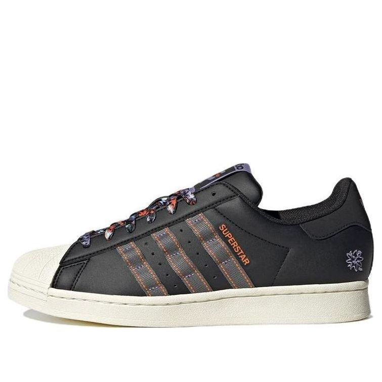 adidas Originals Superstar Shoes 'Core Black Ash Unity Orange' HQ6451