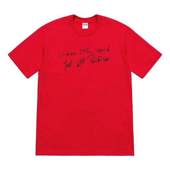 Supreme SS19 Buju Banton Wake The World Tee SUP-SS19-10544