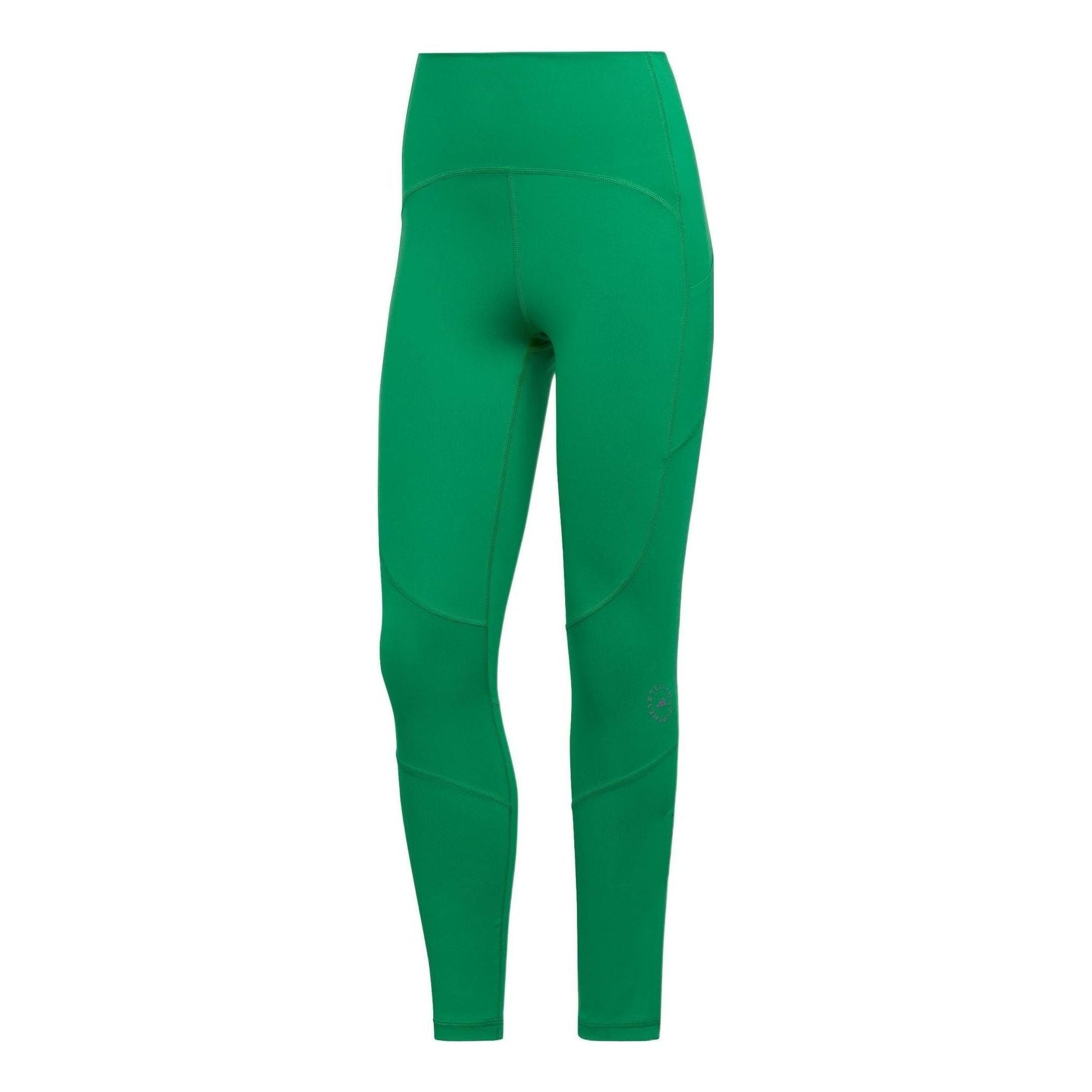 (WMNS) adidas by Stella McCartney Logo Print Leggings Asia Sizing 'Green' HI6148
