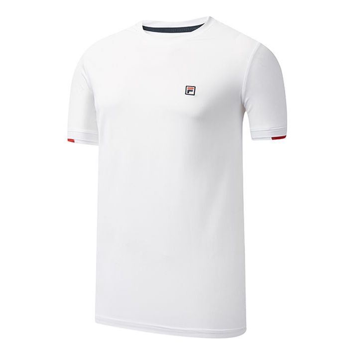 FILA Athletics Logo Printing Short Sleeve White A11M023110F-WT