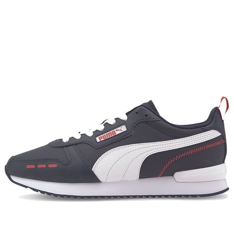 PUMA R78 Black White Red Low Top Shoes/Sneakers 374127-03