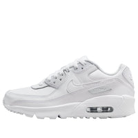 (GS) Nike Air Max 90 LTR 'White Metallic Silver' CD6864-133