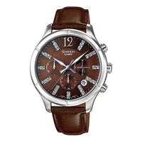 CASIO Retro Large Leather Casual Business SHE-5020L-5A Brown Analog SHE-5020L-5A2021
