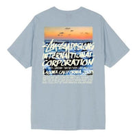 Stussy Clear Day Tee Printing Short Sleeve Unisex Gray 1904502-SLAT