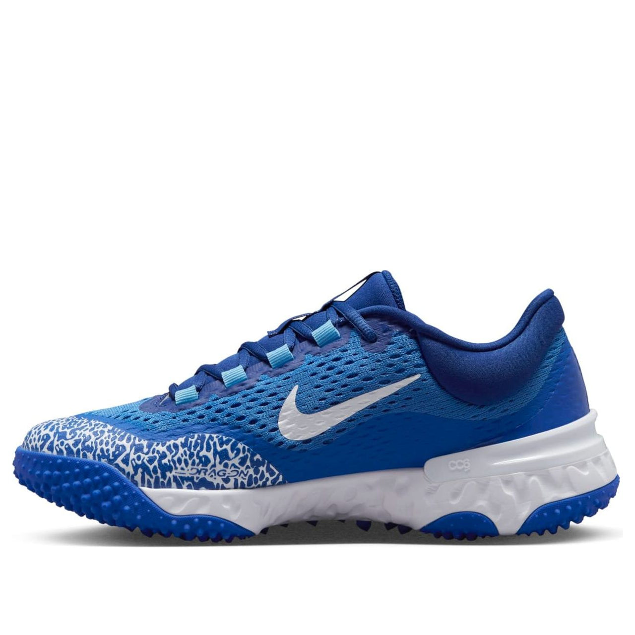 (WMNS) Nike Alpha Huarache Elite 4 TF 'Hyper Royal' DV0496-414