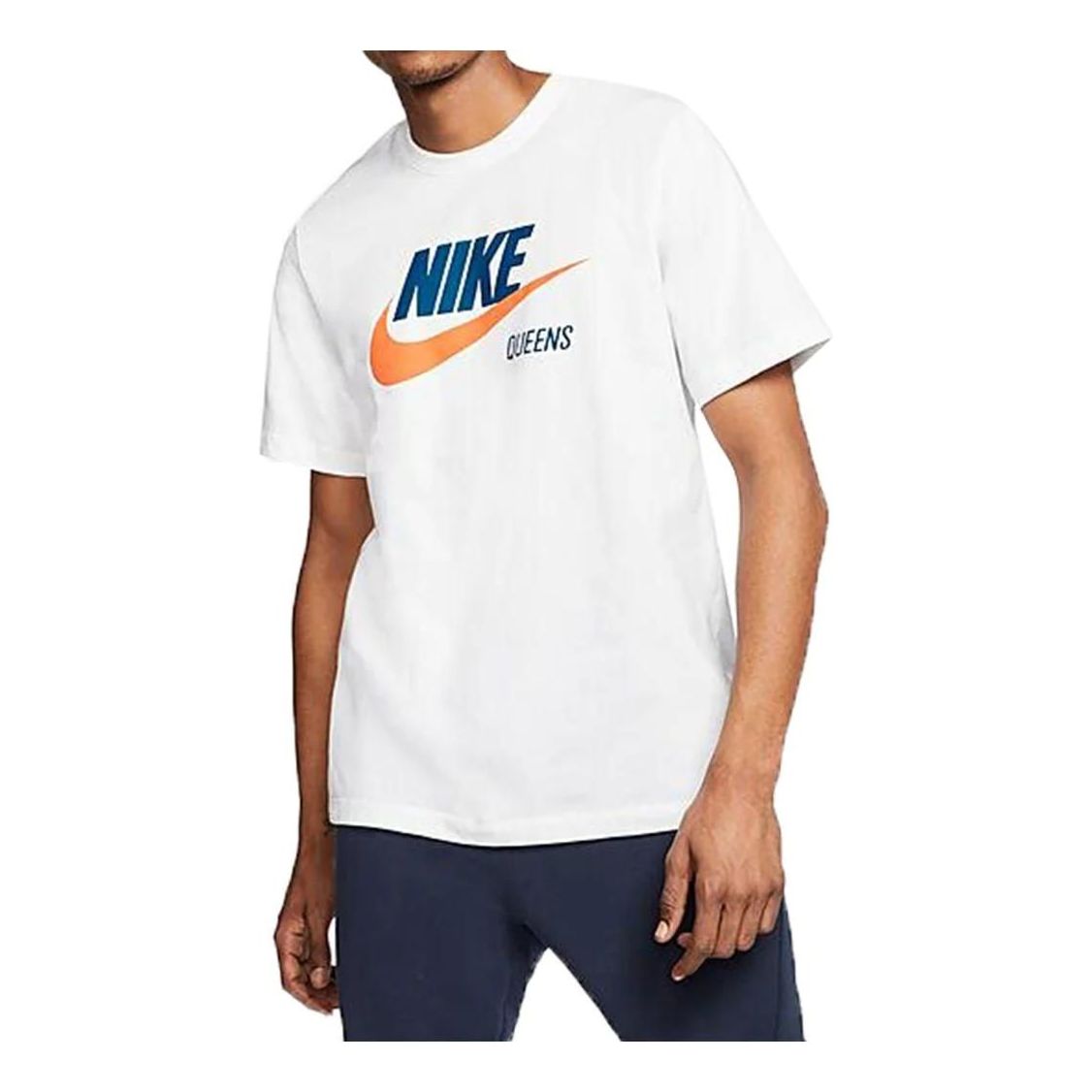 Nike Queens Swoosh Logo T-shirt 'White' CW4696-100