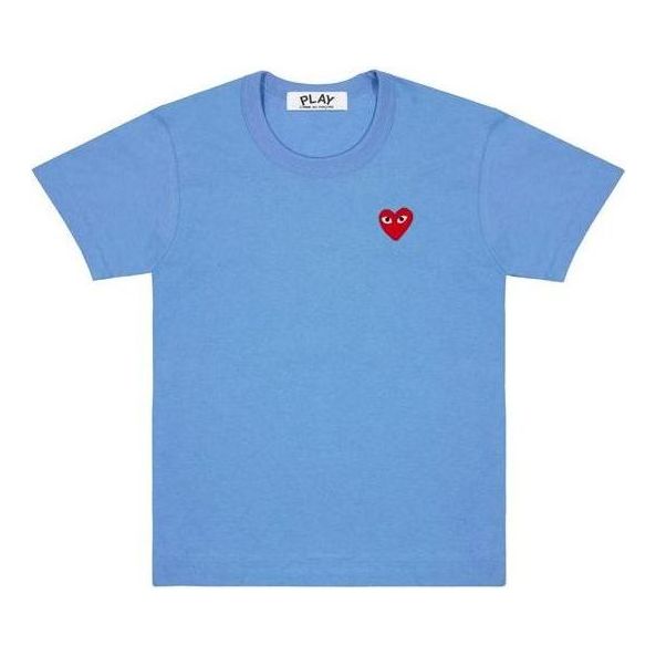 (WMNS) COMME des GARCONS PLAY FW25 T-Shirt 'Blue' AZ-T211-051-1