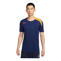 Nike Strike Dri-Fit Short-Sleeve Soccer Top 'Blue Void Laser Orange' HV6401-492