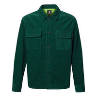 Men's Converse Sports Cargo corduroy Shirt Jacket Green 10019954-333