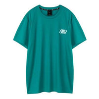 Men's Skechers Printing S Knit Short Sleeve Green L220M164-00DD