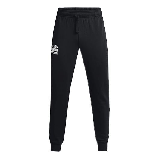 Under Armour Rival Fleece Signature Joggers 'Black' 1366366-001