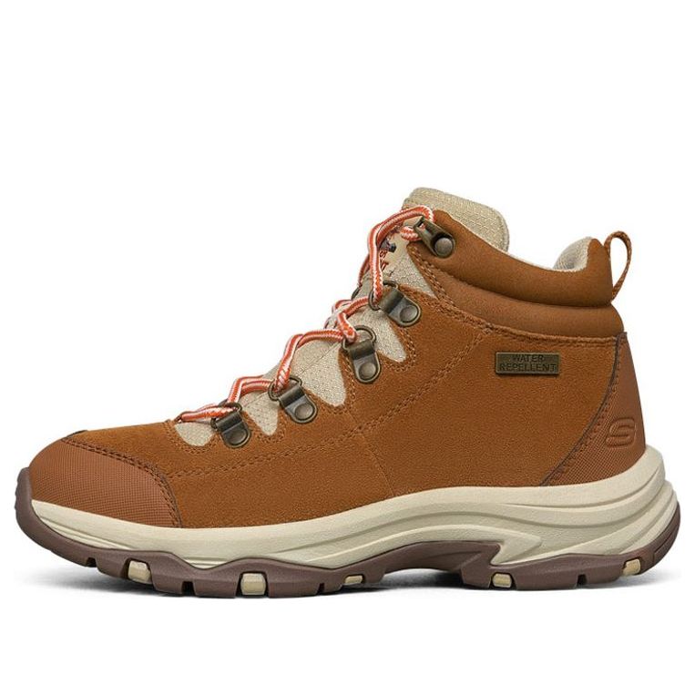 (WMNS) Skechers Trego-El Captian High-Top Brown 158254-COG