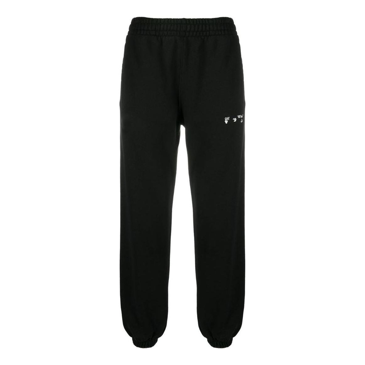 Men's Off-White SS22 Diagonal Stripes Bundle Feet Casual Sports Pants/Trousers/Joggers Version Black OMCH030F20FLE0011001BLACK