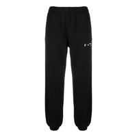 Men's Off-White SS22 Diagonal Stripes Bundle Feet Casual Sports Pants/Trousers/Joggers Version Black OMCH030F20FLE0011001BLACK